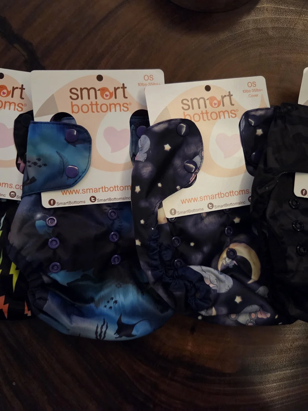 NEW Smart Bottoms Cloth Diaper Covers – 4 Pack – One Size
